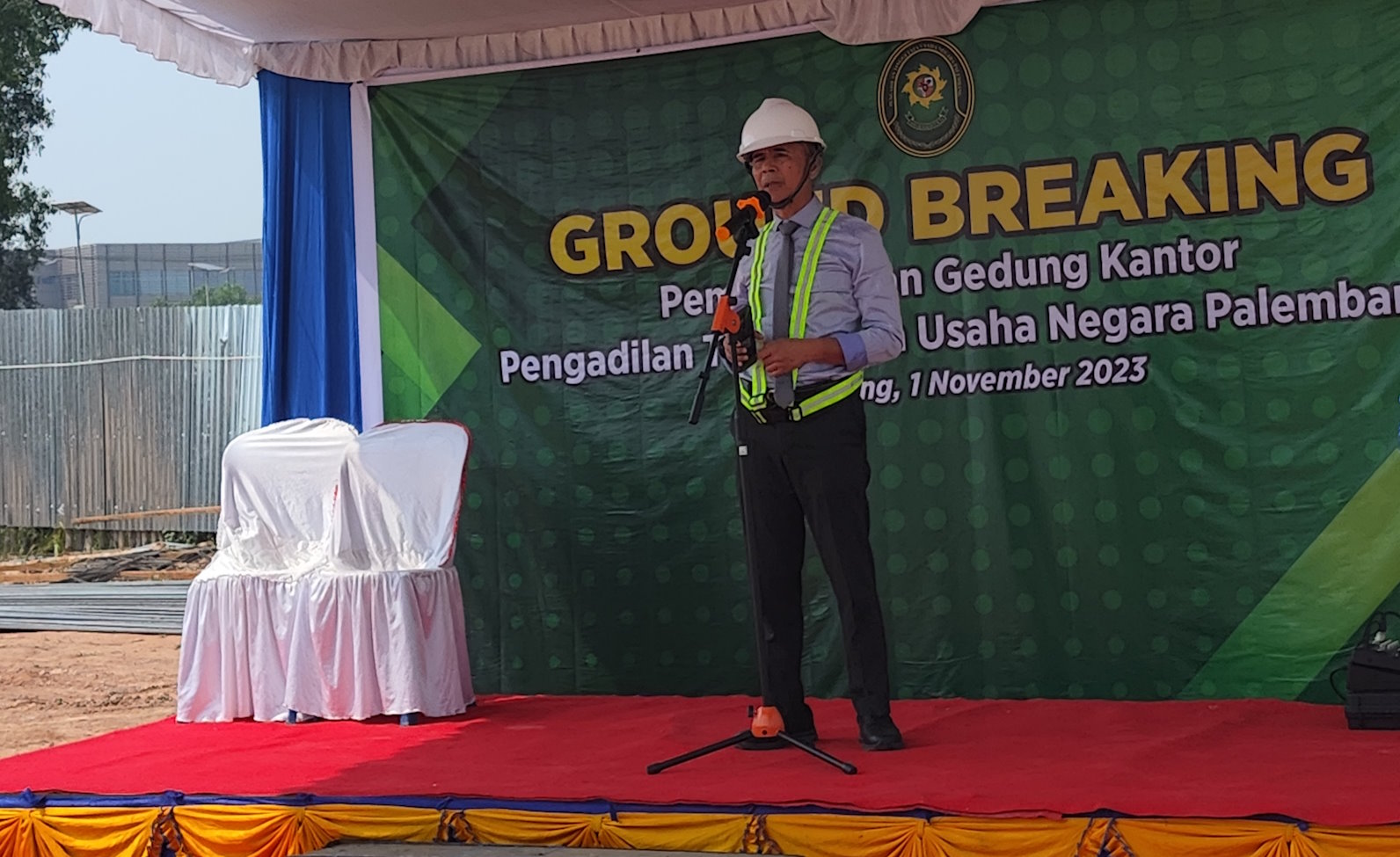 Ground Breaking Pembangunan Gedung Kantor PTTUN Palembang